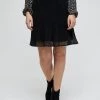 Minus RIKKA Jupe Plissée Black Femme
