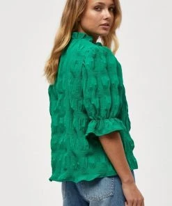 Minus Femme LELIA Chemisier Ivy Green -SOLDES D'ÉTÉ - Minus Fashion ded44a7916ec43b492be95dcf48aed59