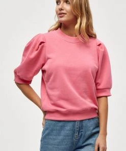 Minus Femme MIKA T Shirt Basique Pink Flamingo