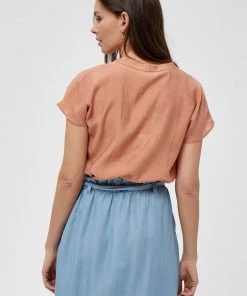 Minus Femme CAJSA Blouse Tropical Peach -SOLDES D'ÉTÉ - Minus Fashion e098ec3623a349c3a7230b0443d32cd1