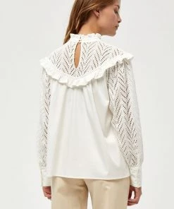 Minus Femme LISIA Blouse Cloud Dancer -SOLDES D'ÉTÉ - Minus Fashion e1307943eaef4de7971169e8898ccba9