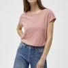 Minus Femme LETI T Shirt Basique Old Rose Melange -SOLDES D'ÉTÉ - Minus Fashion e13e2df07fa04bf685885261f1ac39ae