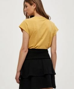 Minus Femme LETI T Shirt Basique Cornbutter -SOLDES D'ÉTÉ - Minus Fashion e22183671dd14dc99a41995d7d113d58