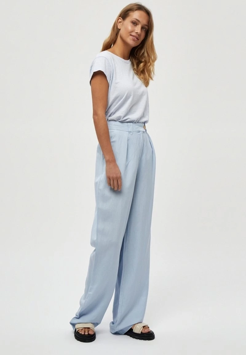 Minus MARLY Pantalon Classique Ibiza Blue Femme 4 Minus MARLY Pantalon Classique Ibiza Blue Femme – Image 2