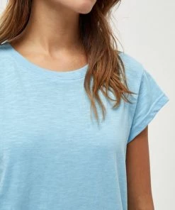 Minus Femme LETI T Shirt Basique Pasific Blue -SOLDES D'ÉTÉ - Minus Fashion e2d5d1408fd14e109fd88d0382067840