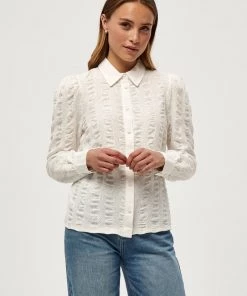 Minus MASIA Chemisier Broken White Femme