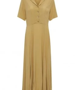 Minus Femme Robe Chemise Yellow -SOLDES D'ÉTÉ - Minus Fashion e40cff4a0e8748e2829380f1aff86d54