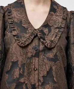 Minus Femme Chemisier Brown -SOLDES D'ÉTÉ - Minus Fashion e4473b5ba98f447195b9c163f1b79f26