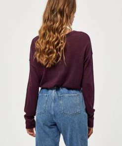 Minus Femme ELNE Pullover Purple Agat Lurex -SOLDES D'ÉTÉ - Minus Fashion e4c762f2ae554a62a93286f99b5cced7