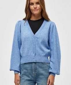 Minus Femme MARY Gilet Light Palace Blue