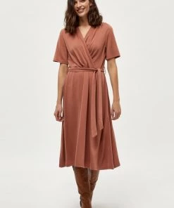 Minus KRISTINE Robe En Jersey Canyon Clay Femme