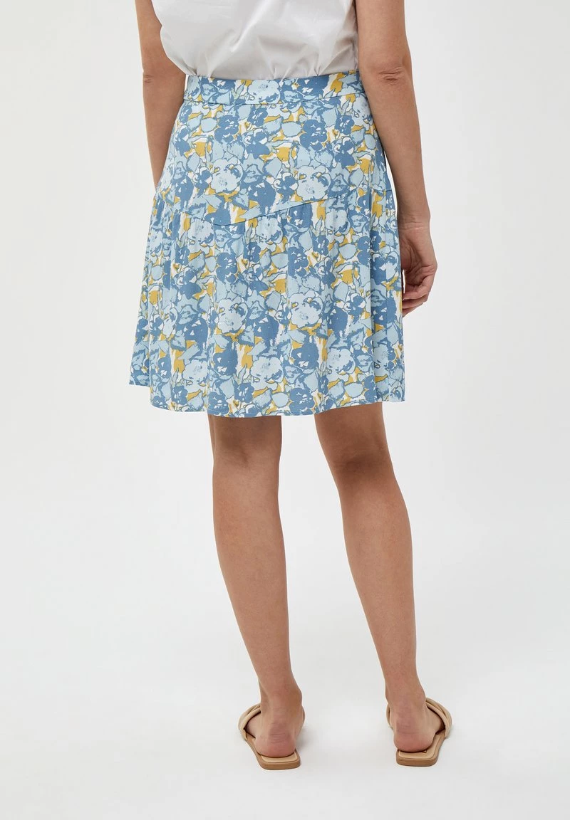 Minus SARANA Jupe Trapèze Blue Heaven Print Femme 5 Minus SARANA Jupe Trapèze Blue Heaven Print Femme – Image 3
