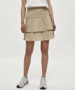 Minus LOVI Jupe Trapèze Sand Femme