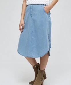 Minus Femme NIKIA Jupe Trapèze Powder Blue