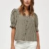 Minus ROKA Chemisier Sand Checked Femme