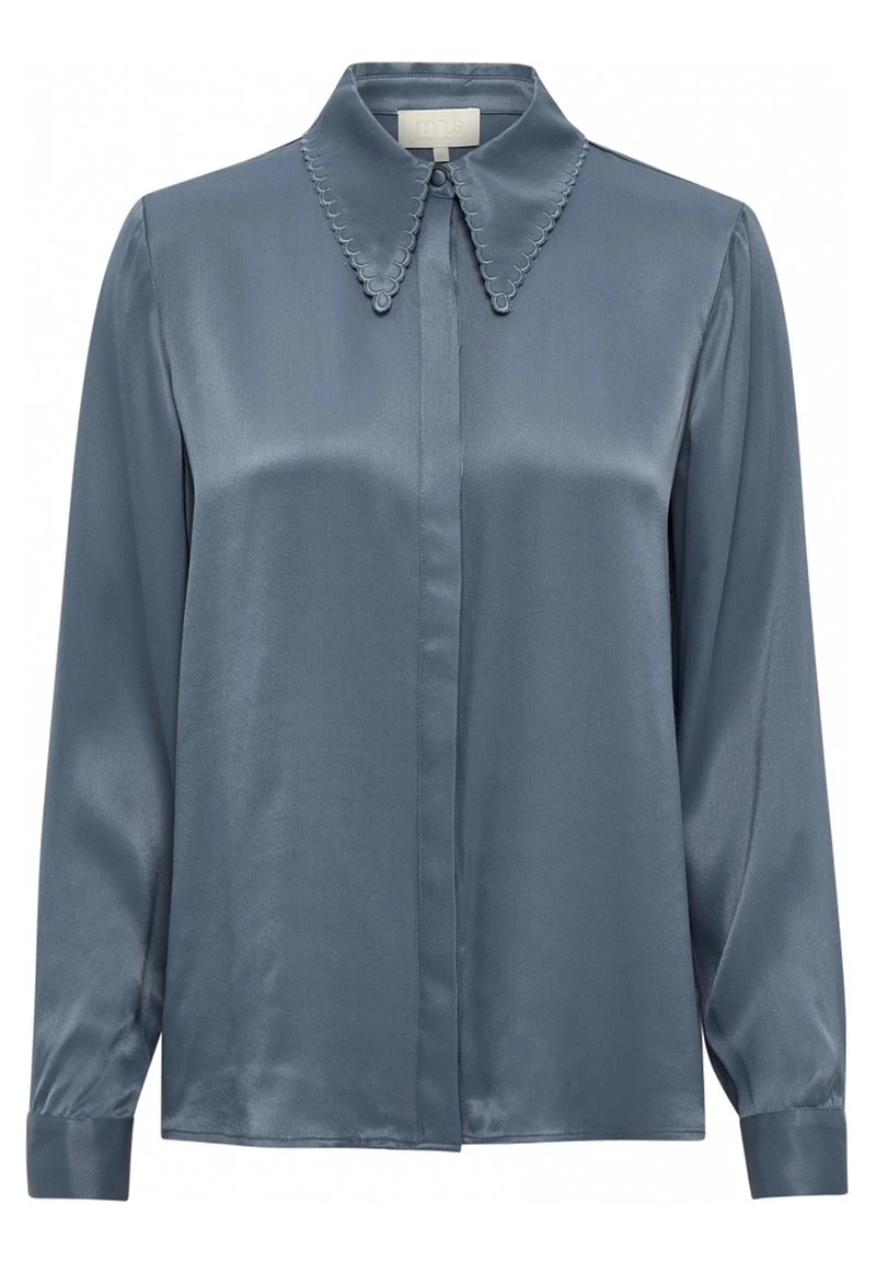 Minus LAKEN Chemisier Stone Blue Femme 7 Minus LAKEN Chemisier Stone Blue Femme – Image 5