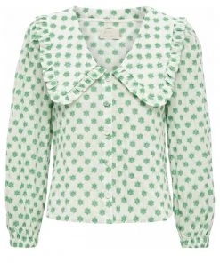 Minus Femme Blouse Green Embroidery 12 Minus Femme Blouse Green Embroidery -SOLDES D'ÉTÉ - Minus Fashion ec9a99803304485194c34293fc60ef78