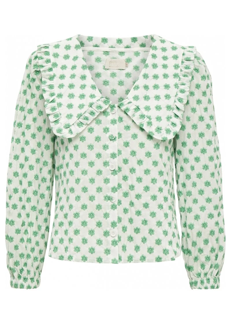 Minus Femme Blouse Green Embroidery 7 Minus Femme Blouse Green Embroidery – Image 5
