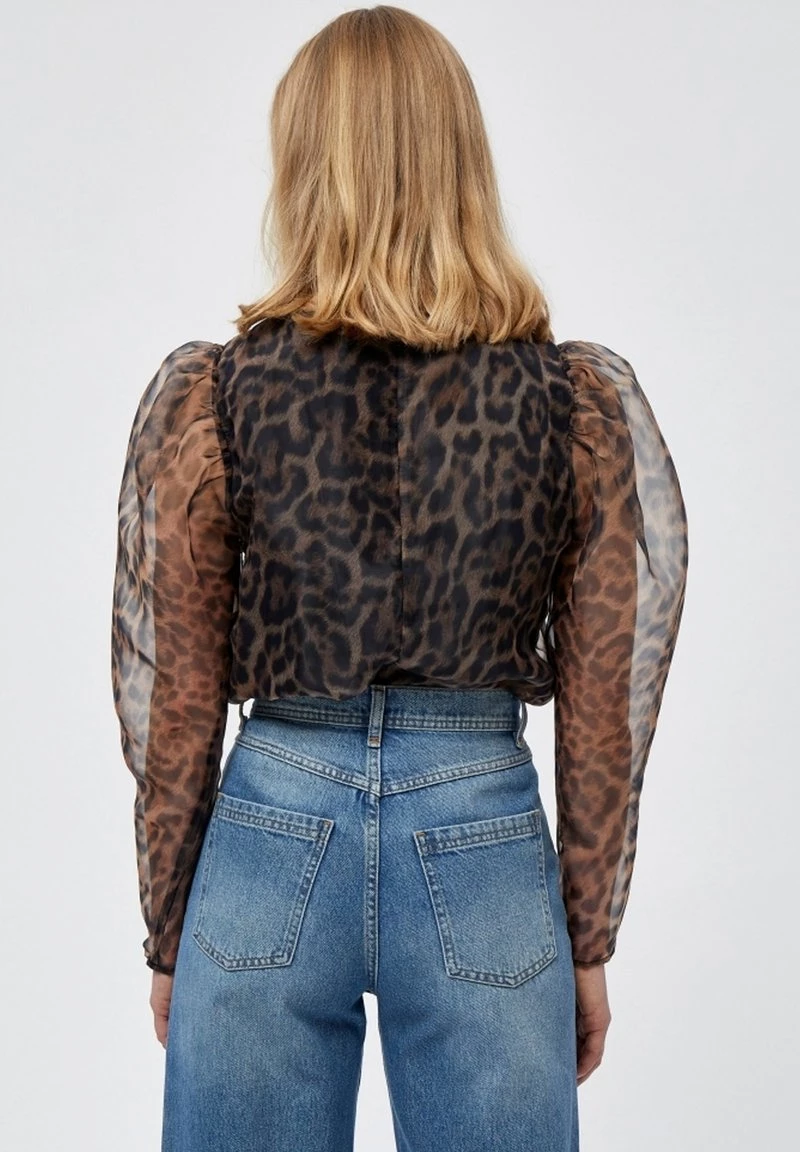 Minus Femme ARIA Blouse Dark Leo Print 5 Minus Femme ARIA Blouse Dark Leo Print – Image 3