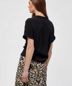 Minus ELISSA Chemisier Black Femme -SOLDES D'ÉTÉ - Minus Fashion edd5f9797cbb4bb3b3b493bfd5d709a8