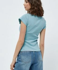 Minus Femme MIAJOHANNA TEE T Shirt Imprimé Cosmic Lavender Stripes -SOLDES D'ÉTÉ - Minus Fashion edf77cb945dc4a86befcb9534b2e4072