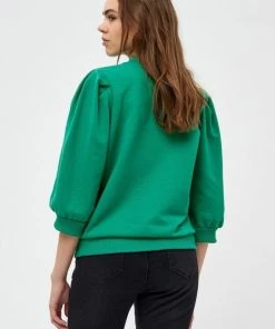 Minus Femme MIKA 3/4 SLEEVE Sweatshirt Ivy Green -SOLDES D'ÉTÉ - Minus Fashion ee771aac6483450c8aa8f12cf0f0df01