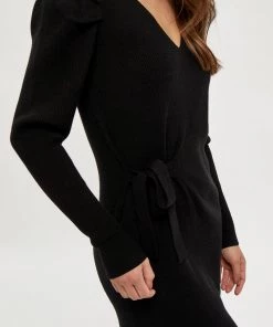 Minus Femme MARANOLA KNIT DRESS Robe De Jour Black -SOLDES D'ÉTÉ - Minus Fashion efd61a6e415b435997d3e07f4c840170