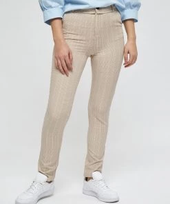 Minus Femme Chino Walnut Checked