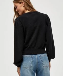 Minus MARY Gilet Black Femme -SOLDES D'ÉTÉ - Minus Fashion f0a35bb624924840aafba6de6128a503