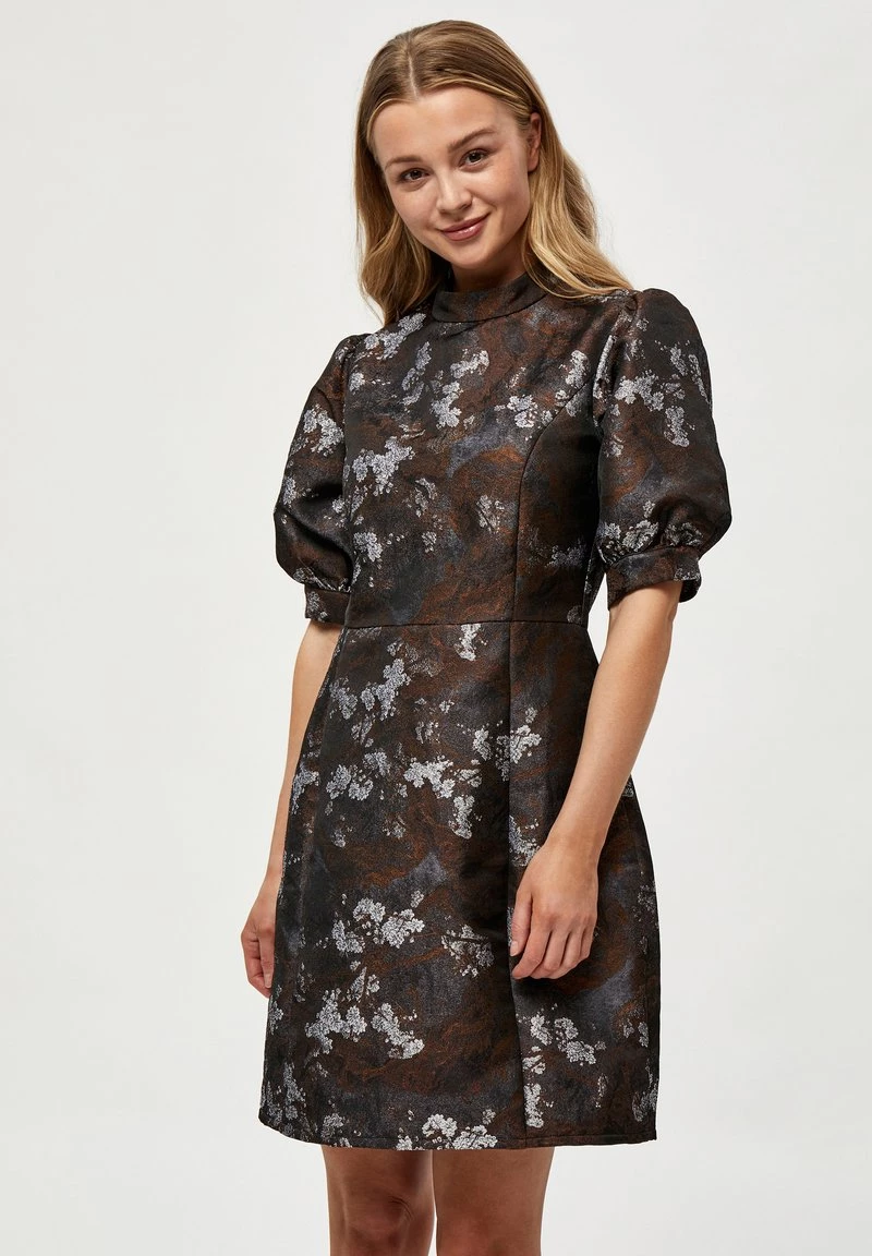 Minus HAZEL Robe De Jour Rustic Brown Flower Femme 3 Minus HAZEL Robe De Jour Rustic Brown Flower Femme