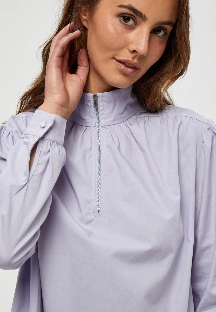 Minus MERIA Robe Chemise Cosmic Lavender Femme 6 Minus MERIA Robe Chemise Cosmic Lavender Femme – Image 4