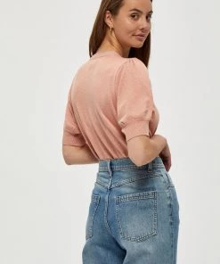 Minus LIVA T Shirt Basique Powder Rose Melange Femme 8 Minus LIVA T Shirt Basique Powder Rose Melange Femme -SOLDES D'ÉTÉ - Minus Fashion f370015704e1410981a3202cda6ec66d