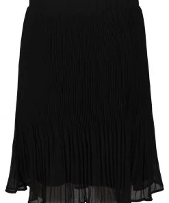 Minus RIKKA Jupe Plissée Black Femme -SOLDES D'ÉTÉ - Minus Fashion f4953ac9075f47a796edc823627f240e