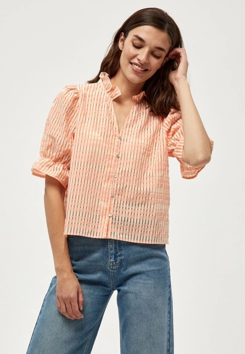 Minus Femme FRIJA Blouse Apricot Tan 3 Minus Femme FRIJA Blouse Apricot Tan