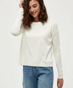 Minus ELNE Pullover Broken White Femme