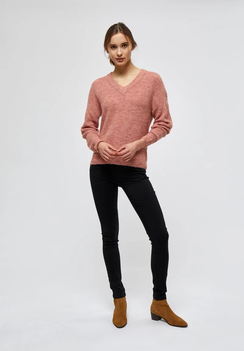 Minus Pullover Red Rust Melange Femme 3 Minus Pullover Red Rust Melange Femme
