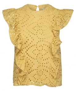 Minus VILMA Blouse Cornbutter Femme -SOLDES D'ÉTÉ - Minus Fashion f6cabbeaed4f4650afca9b93fa4dd2d6