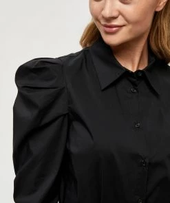 Minus Femme Robe Chemise Black -SOLDES D'ÉTÉ - Minus Fashion f700408bc25345269e595dfbc737bc07