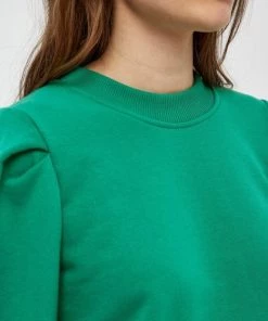 Minus Femme MIKA 3/4 SLEEVE Sweatshirt Ivy Green -SOLDES D'ÉTÉ - Minus Fashion f75b9cced2b54483bb2ee8256e2452f5