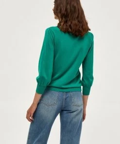 Minus Femme MERSIN Pullover Ivy Green -SOLDES D'ÉTÉ - Minus Fashion f7d3efcd8941430e9f04864d897ecbad