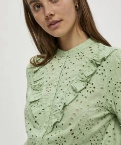 Minus IDALIA Chemisier Matcha Ice Femme 9 Minus IDALIA Chemisier Matcha Ice Femme -SOLDES D'ÉTÉ - Minus Fashion f8680f1dc3f44dd2a9c824e1c14cee13