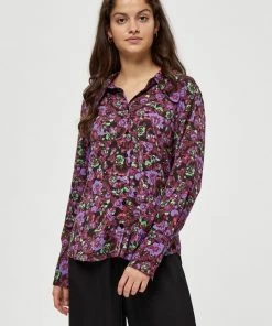Minus Femme SADIA Chemisier Rasberry Bloom Print