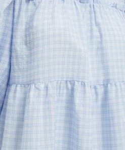 Minus Femme ROWEN Robe De Jour Blue Checked -SOLDES D'ÉTÉ - Minus Fashion fae7b28da2e84c6dba0a02ecd2f54e47