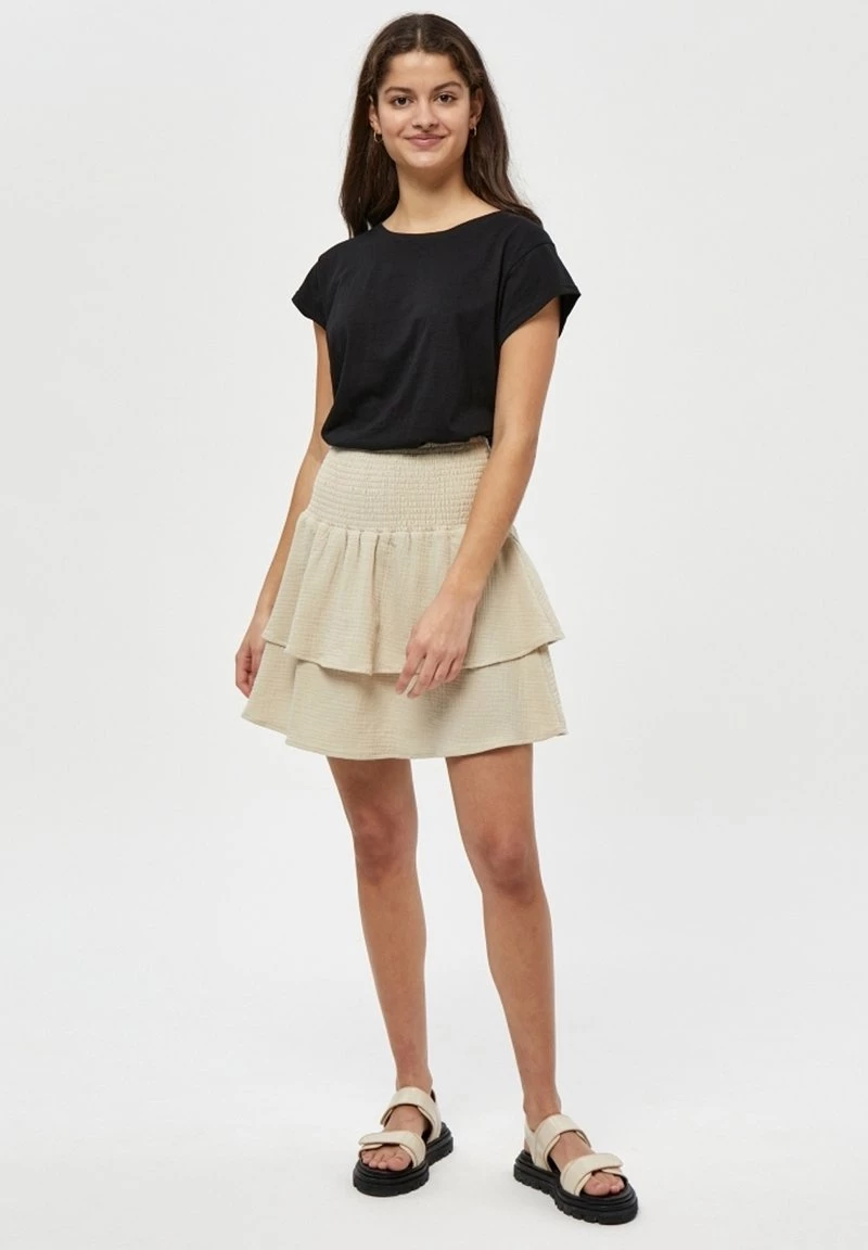 Minus Femme MAVINA Jupe Trapèze Sand 4 Minus Femme MAVINA Jupe Trapèze Sand – Image 2