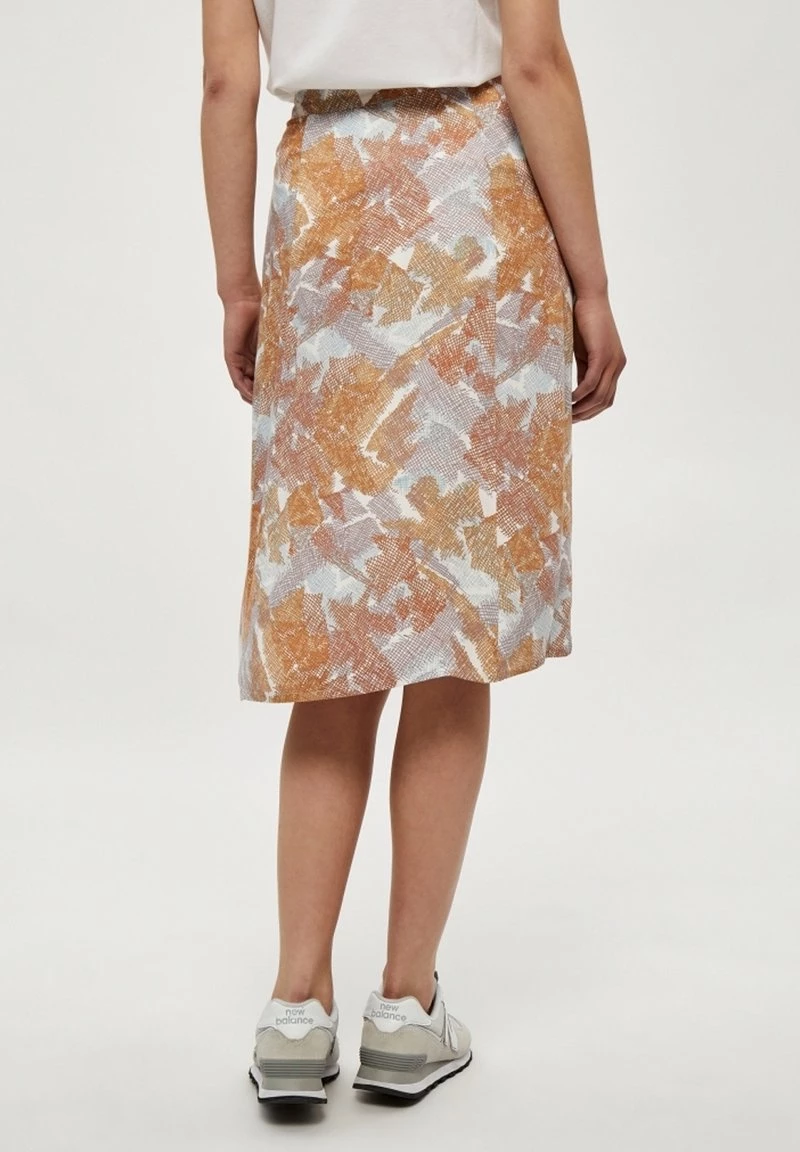 Minus SINA Jupe Trapèze Prairie Sand Checked Femme 5 Minus SINA Jupe Trapèze Prairie Sand Checked Femme – Image 3