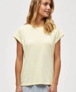 Minus Femme LETI T Shirt Basique Lemon Sorbet