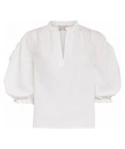 Minus SAVIA SOLID Blouse Cloud Dancer Femme -SOLDES D'ÉTÉ - Minus Fashion fd099b3dbca442d2a65e2fa3afd50c31