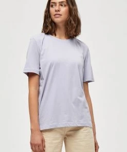 Minus CATHY T Shirt Basique Cosmic Lavender Femme