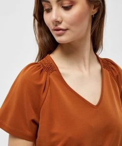 Minus Femme T Shirt Basique Burned Hazel -SOLDES D'ÉTÉ - Minus Fashion fd53510cc4ee41b6ac418ccc0f67517b