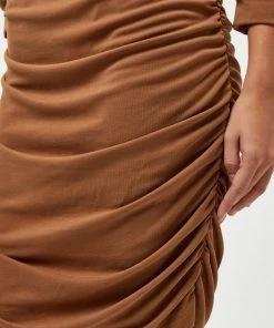 Minus HELENE Robe Fourreau Rustic Brown Femme 10 Minus HELENE Robe Fourreau Rustic Brown Femme -SOLDES D'ÉTÉ - Minus Fashion fd84c53fc9bd4d8f90ab85a99a845a17